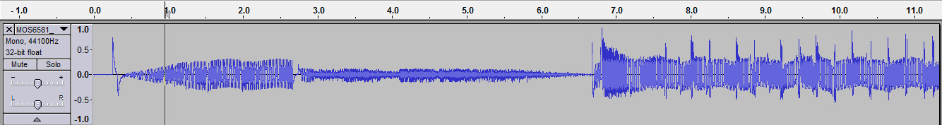 Good speech waveform