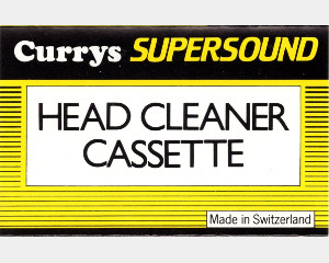 Currys Supersound Head Cleaner Cassette
