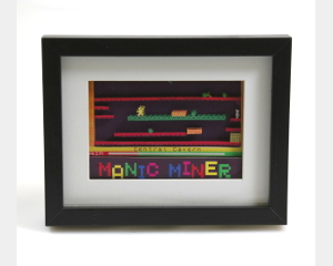 Manic Miner ZX Spectrum 3D Diorama Shadow Box