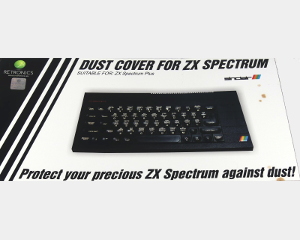 Clear plastic dust cover for ZX Spectrum Plus